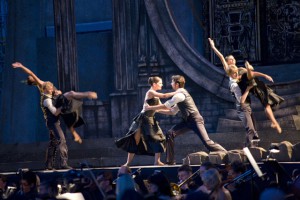 Oderzo-Piazza Grande -Scena del balletto di Carmen con Corpo di Ballo Teatro dell'Opera di Maribor