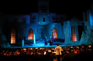 Oderzo-Piazza Grande Scena di Trovatore